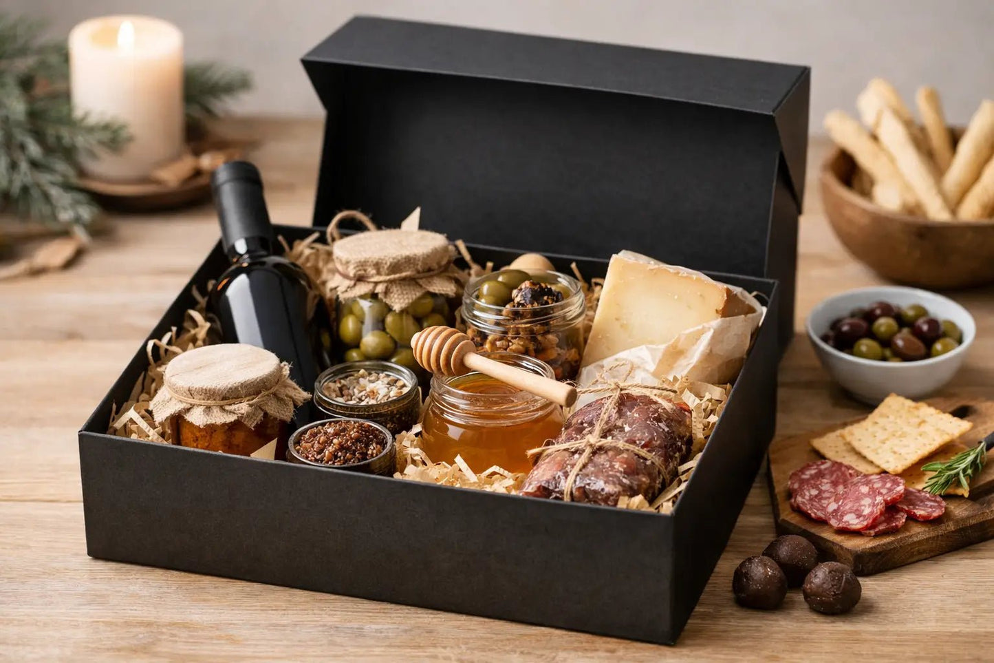 Come creare una gift box gourmet con stile - Uveggiando
