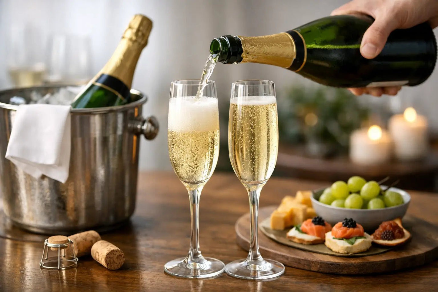 Come servire champagne a casa senza errori - Uveggiando