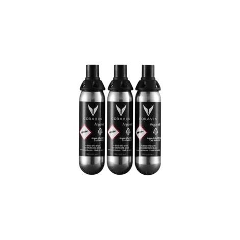Uveggiando - CORAVIN - Set di 3 Capsule di Gas Argon Puro (21ml)