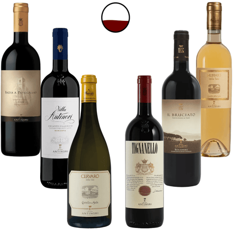 Uveggiando - Il Meglio di Antinori | 6 Bottiglie d'Eccellenza