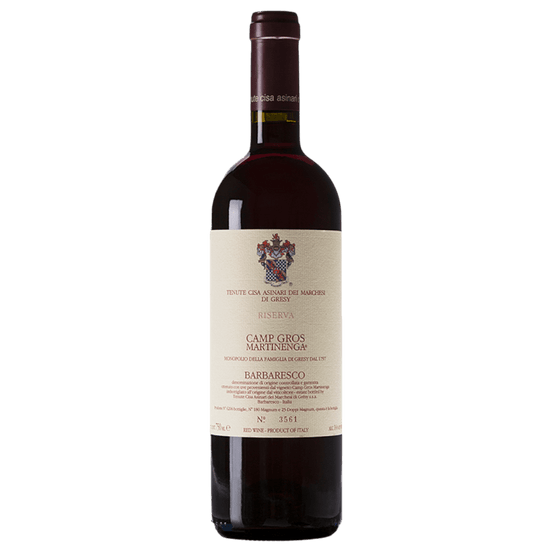 Uveggiando - MARCHESI DI GRESY - Camp Gros Martinenga Barbaresco Riserva 2017 - DOCG