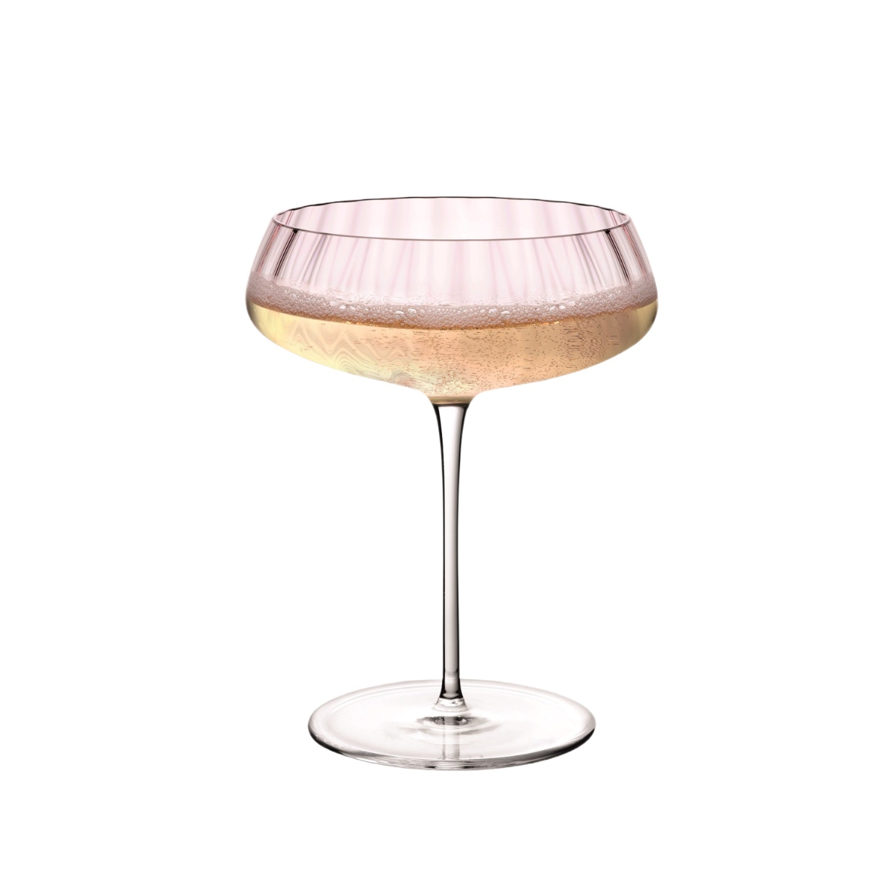 Uveggiando - Round Up Dusty Rose Set of 2 Coupe glasses