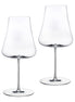 Uveggiando - Stem Zero Set of 2 Volcano White Wine Glasses