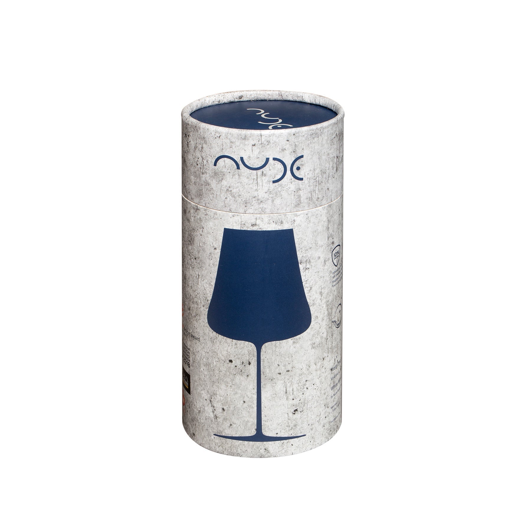 Uveggiando - Stem Zero Set of 2 Volcano White Wine Glasses
