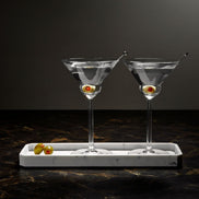 Uveggiando - Vintage Set of 2 Martini Glasses Rounded